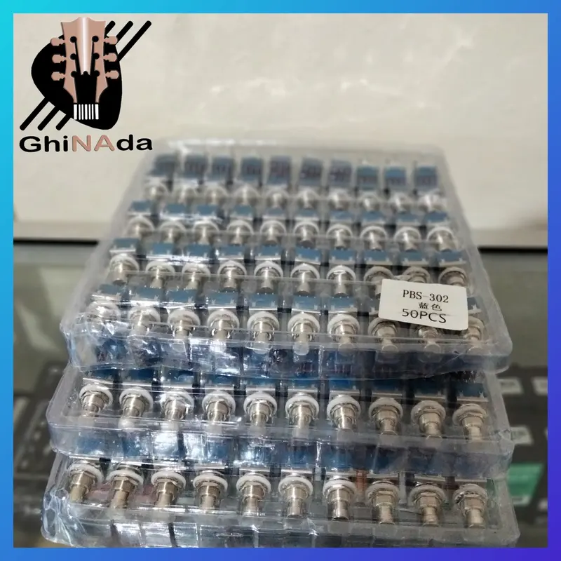 3PDT 9PIN Switch Pedal Effects/ 3 PDT Foot Push Blue 2