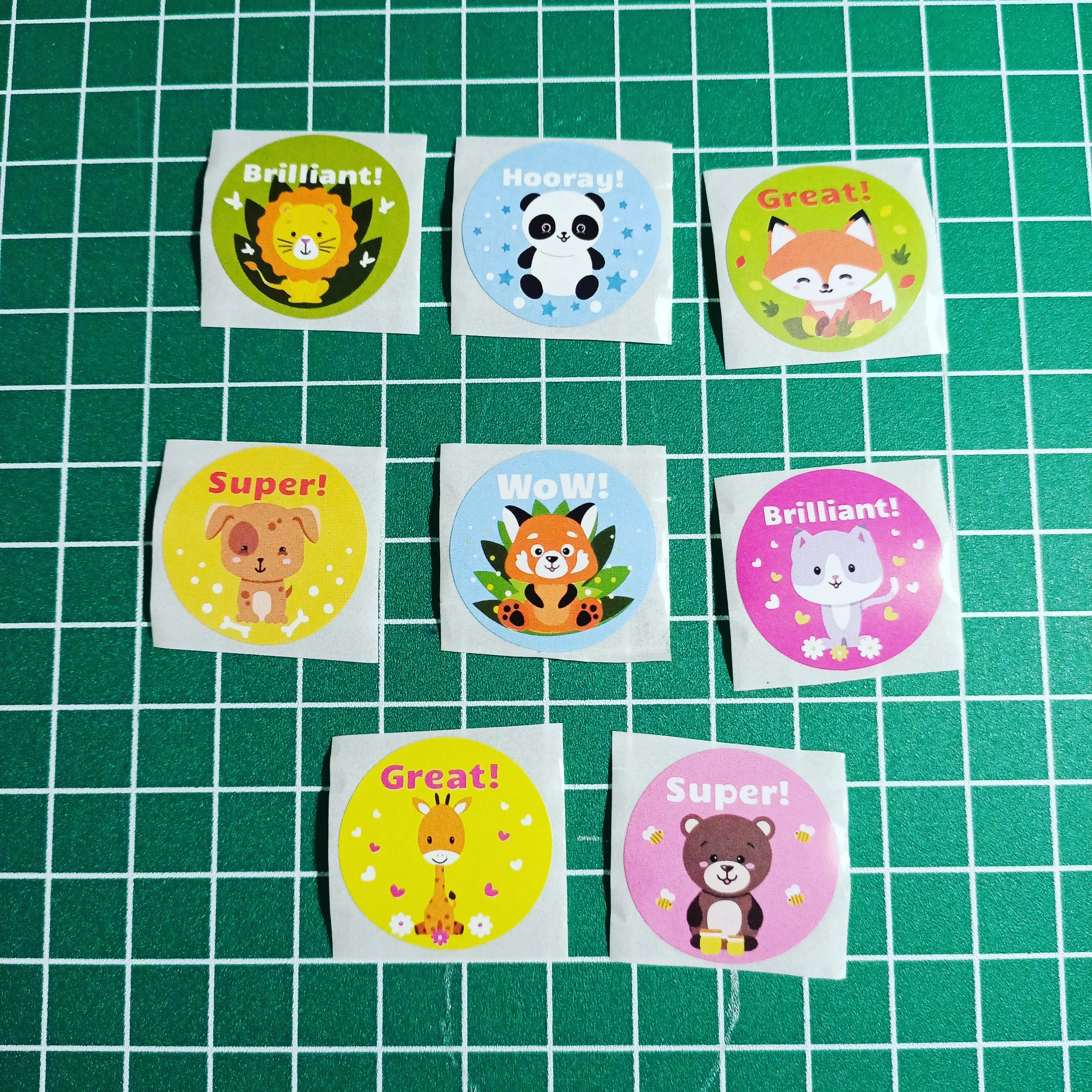 Stiker label rewards anak TK PAUD hrg per pcs