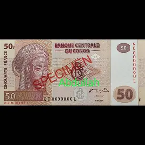 Uang Asing Specimen Konggo 50