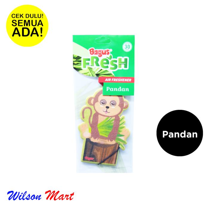 Gambar BAGUS FRESH AIR FRESHNER PANDAN GANTUNGAN PEWANGI MOBIL dari Wilson Mart Kota Administrasi Jakarta Barat Tokopedia