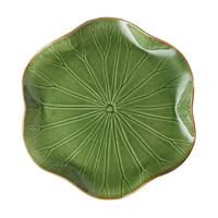 Gambar Dinner Plate / Piring Makan / Piring Saji Jenggala Lotus 33 cm Hijau dari Jenggala Keramik Bali Kab. Badung 1 Tokopedia