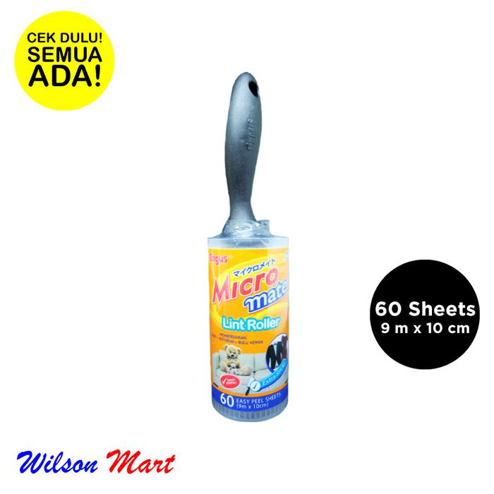 Gambar BAGUS MICRO MATE LINT ROLLER 9 M X 10 CM ISI 60 SHEETS dari Wilson Mart Kota Administrasi Jakarta Barat Tokopedia