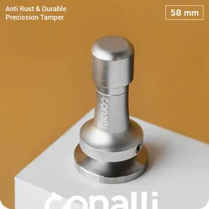 Click Tamper 58 mm Conalli Abu Tamper Klik Stainless 58mm