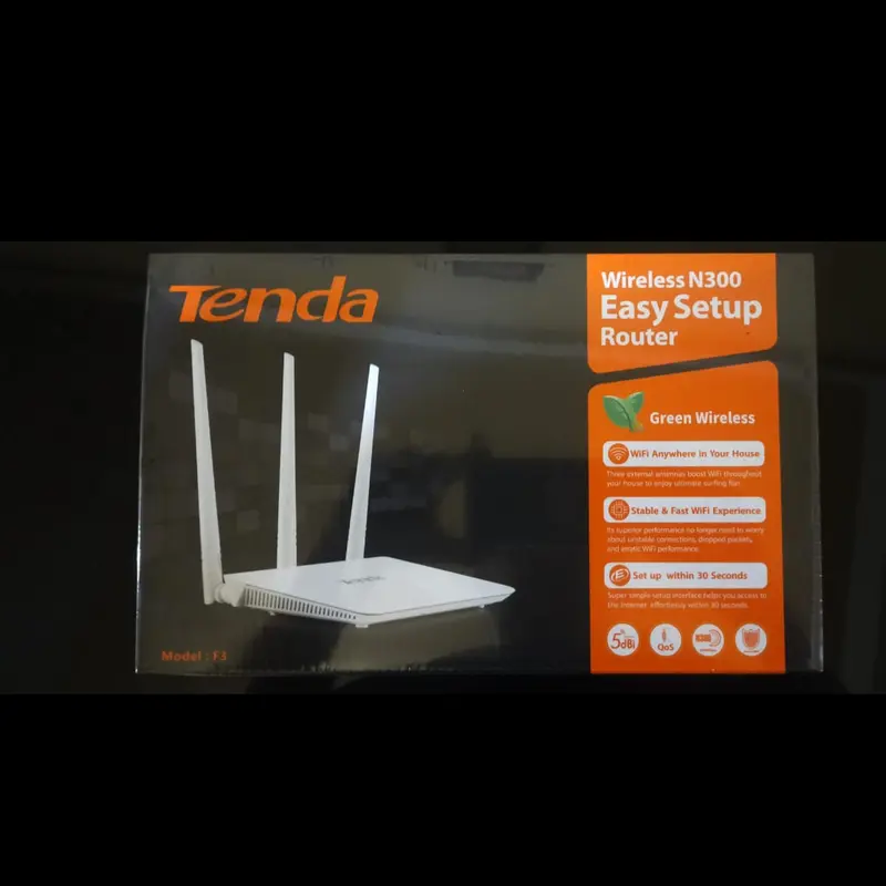 TENDA F3 - Wireless N Router 300Mbps 0