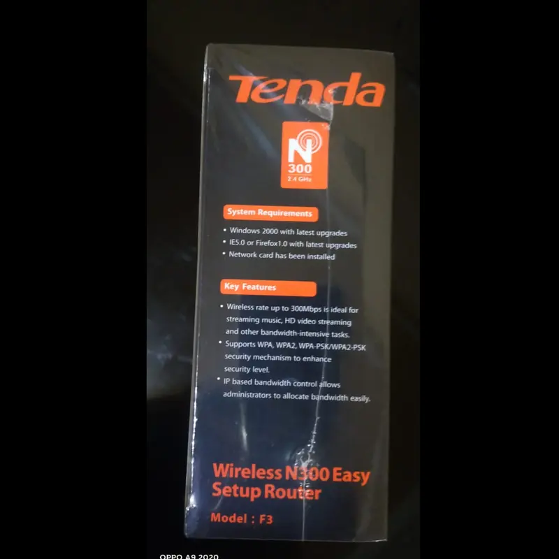 TENDA F3 - Wireless N Router 300Mbps 4
