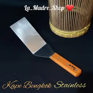 SPATULA PIZZA CREPES BURGER Tepanyaki Pisau Martabak  Uk. 31,5 cm