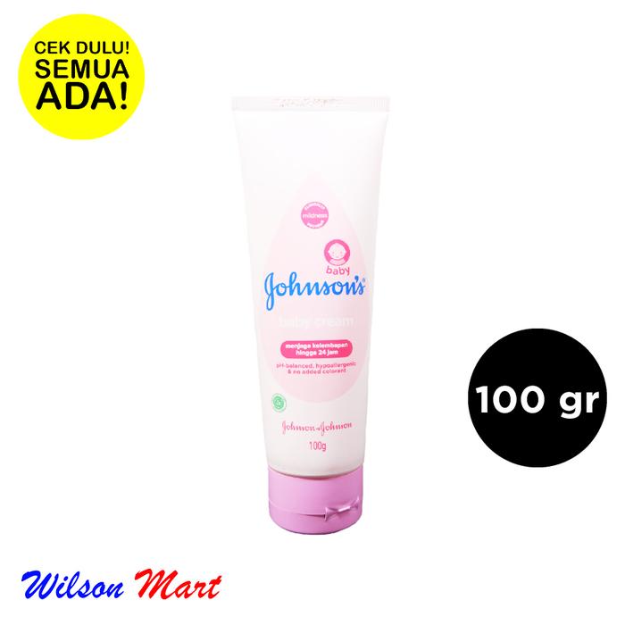 Gambar JOHNSON BABY CREAM 100 GRAM dari Wilson Mart Kota Administrasi Jakarta Barat Tokopedia