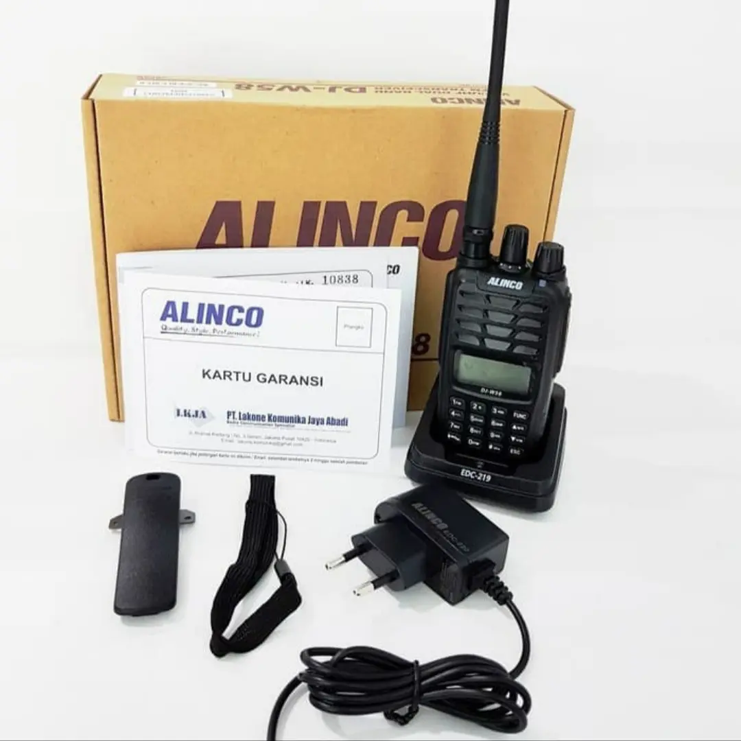 HT Alinco DJ W58 waterproof berkualitas garansi resmi 1 tahun Walkie Talkie