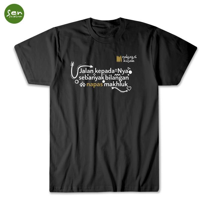 Gambar Kaos Muslim Sen Original Apparel - Art Sen NDERES KITAB AL-Hikam M - Hitam, M dari sicetnon Kota Depok Tokopedia