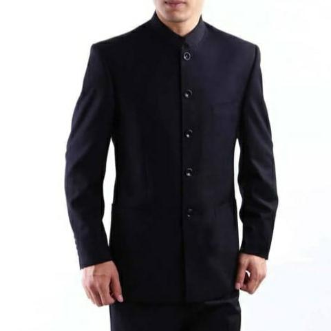 Gambar jas koko jas pria kerah koko jasko jas koko hitam jas adat betawi - Hitam, S dari Code Male Kota Administrasi Jakarta Timur Tokopedia