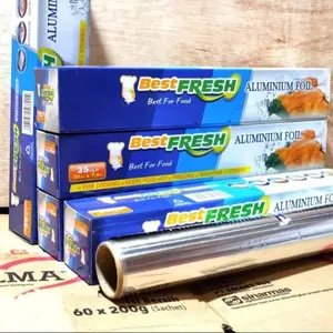 ALUMINIUM FOIL 1 ROLL BEST FRESH BEST FOR FOOD UKURAN 30CM,45CM