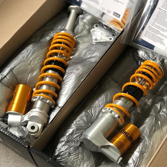 Gambar Ohlins STX tabung Shock iget Suspension Vespa LX S Sprint Prima GTS dari skuterkoloni Kab. Badung Tokopedia