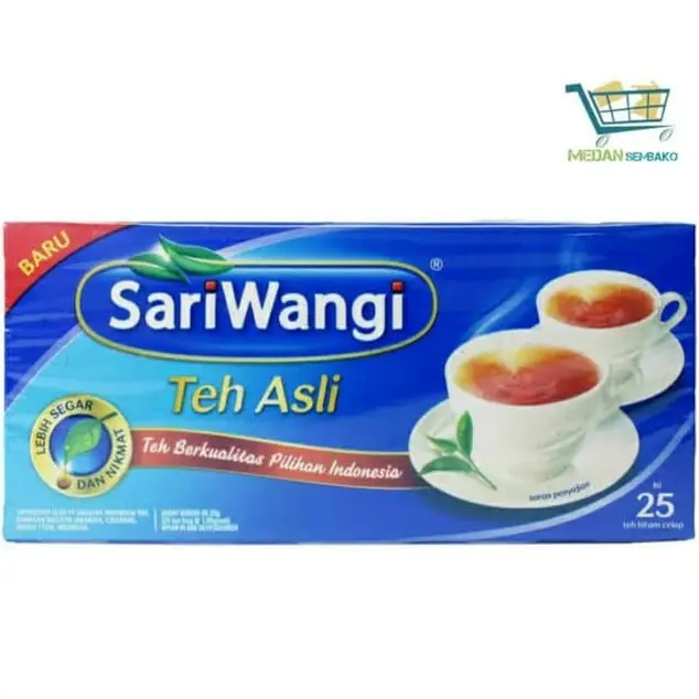 Teh Celup Sariwangi 1 Pak / Kotak isi 25 Pcs | Sari Wangi Teh Asli