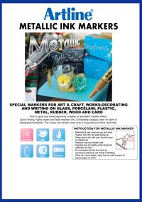 Gambar ARTLINE Spidol Metallic Ink Marker EK-900XF - GOLD dari Artline Indonesia Kota Surabaya 3 Tokopedia