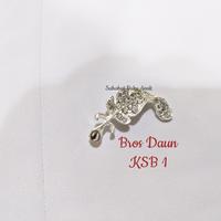 Gambar Bros bentuk Daun silver dari Sahabat Buku Anak Kab. Tangerang 2 Tokopedia