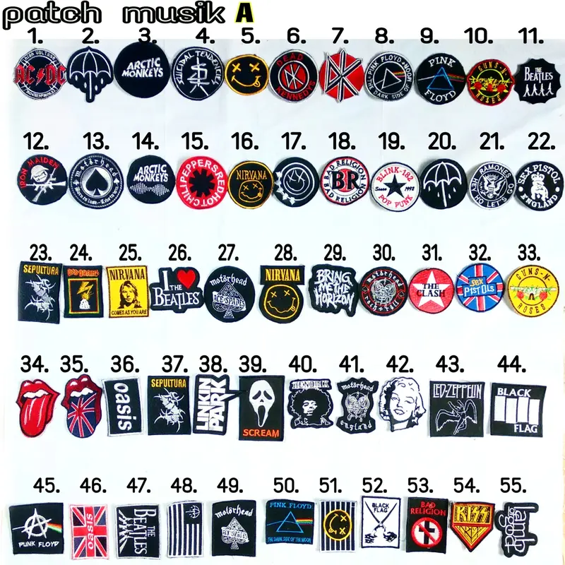 patch, bordir, emblem, patchbordir band musik 4