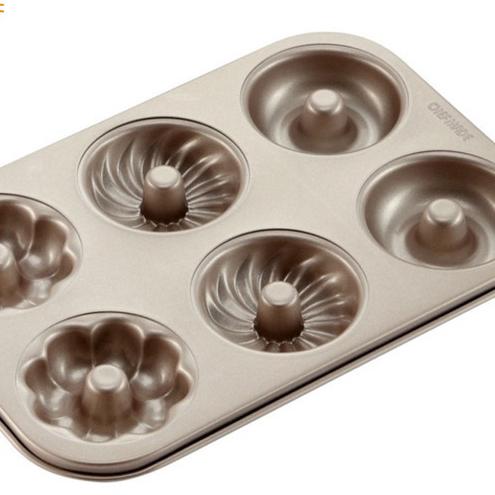 Gambar Chefmade Cetakan Kue Donat 3 Motif / Non Stick Donut Pan - WK9226 dari Trinity Kitchen Kota Administrasi Jakarta Barat Tokopedia