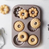 Gambar Chefmade Cetakan Kue Donat 3 Motif / Non Stick Donut Pan - WK9226 dari Trinity Kitchen Kota Administrasi Jakarta Barat 3 Tokopedia