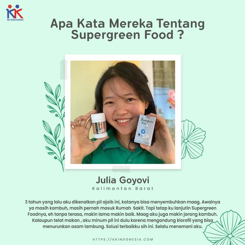 Supergreen Food SGF Suplemen Chlorella Spirulina Alami (50 Tab) 3