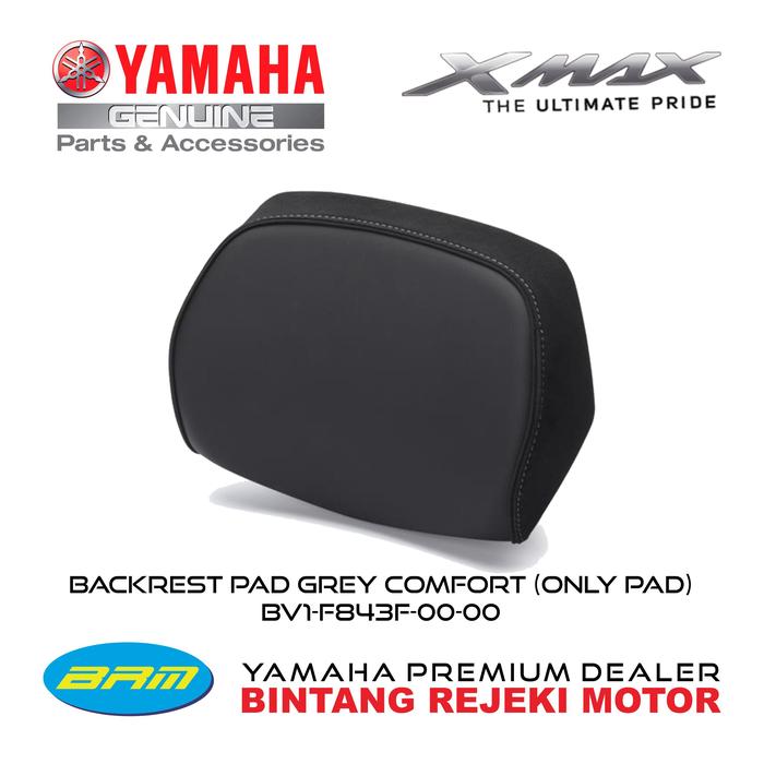Gambar BACKREST PAD GREY COMFORT (ONLY PAD) YAMAHA XMAX 250 / 300 dari Yamaha Bintang Rejeki Motor Kab. Bandung Tokopedia