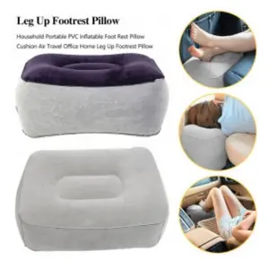 Bantal Angin Kaki Tiup Travel Mobil Pesawat Relaxing Pillow