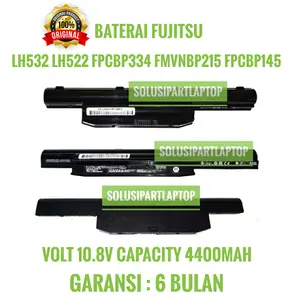 BATERAI untuk laptop FUJITSU LH532 LH522 FPCBP334 FMVNBP215 FPCBP145 ORI Battery