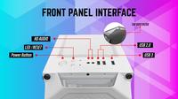 Gambar CUBE GAMING DREUX ATX - LEFT SIDE TEMPERED GLASS dari Techno Computer Bali Kota Denpasar 5 Tokopedia