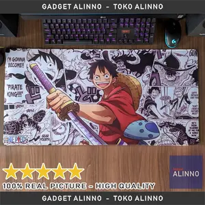 Mousepad Panjang One Piece Mousepad Gaming Lebar 40 x 80 TEBAL
