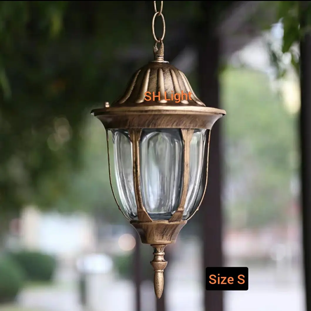 Lampu gantung klasik outdoor waterproof teras tipe 1007 H/S
