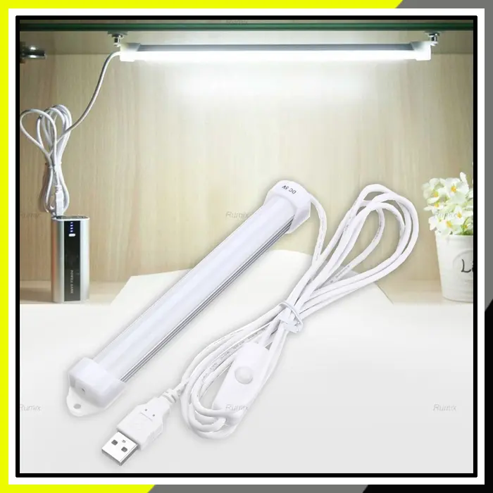 [0225] Lampu Belajar USB Strip LED NEON Lampu Dapur Lampu USB 30cm