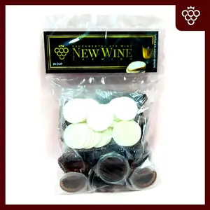 Anggur Perjamuan Kudus Premium Cup + Hosti - Isi 25 cup