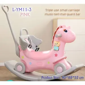 Mainan Kuda kudaan musik bel Original Triple use Jungakt jungkit SNI