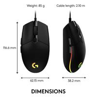 Gambar Logitech G102 LightSync RGB Gaming Mouse - Hitam dari JnJ Online Kota Administrasi Jakarta Pusat 2 Tokopedia