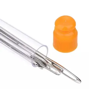 [SET 9Pcs] Large Eye Metal Knitting Crochet Needle/Jarum Lubang Besar