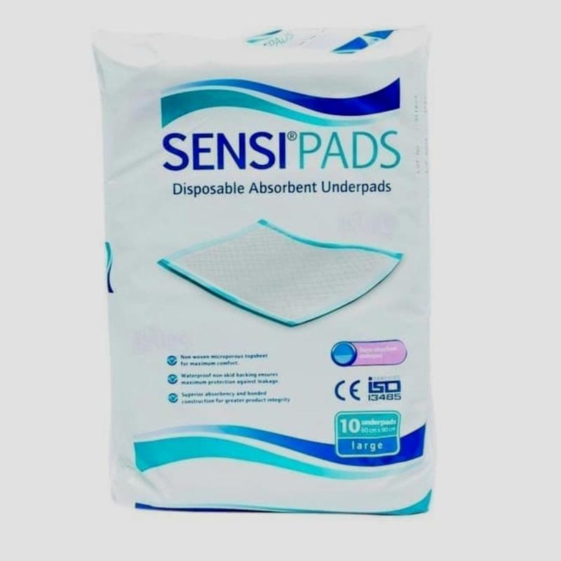 Sentic Pad SENSI PAD SIZE L 10 Pcs UNDERPAD SENSI SENSIPADS 60×90cm POPOK - Shop ...