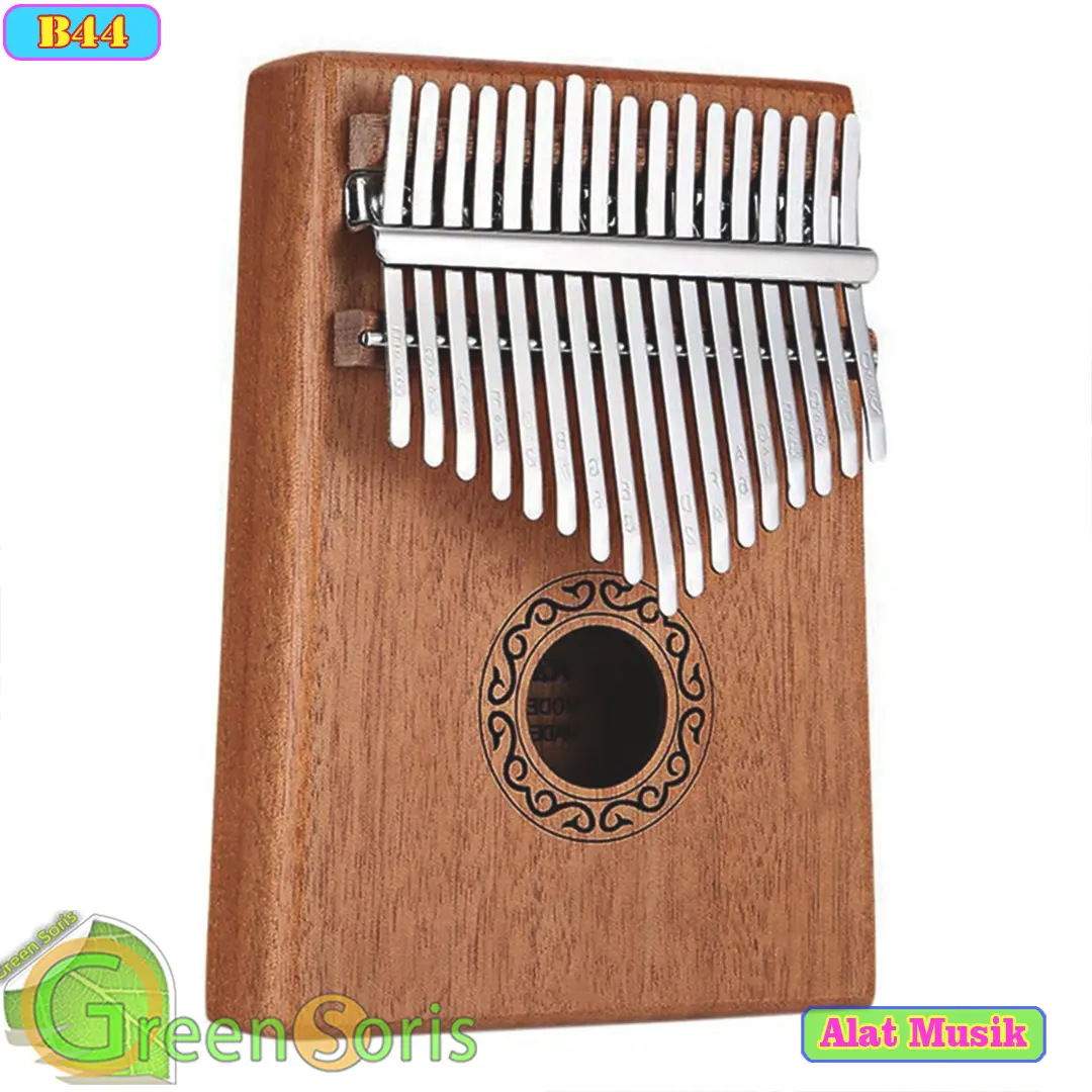 Kalimba Thumb Piano Musical Toys 17 Note Sound - Kayu