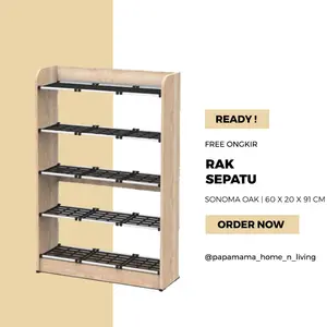 Rak Sepatu Murah 5 tingkat - lemari sepatu tingkat - Medan