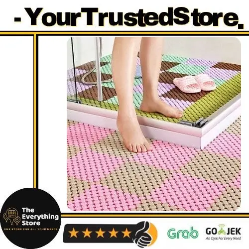 TheEverythingStore keset alas lantai kamar mandi anti licin buy 1get4 0