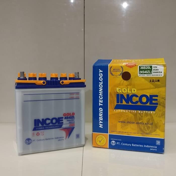 Gambar Aki mobil incoe gold NS40ZL HY 36B20L 12V 35AH KHUSUS GOSEND -65382 dari Jasutra Motor Kab. Bekasi Tokopedia
