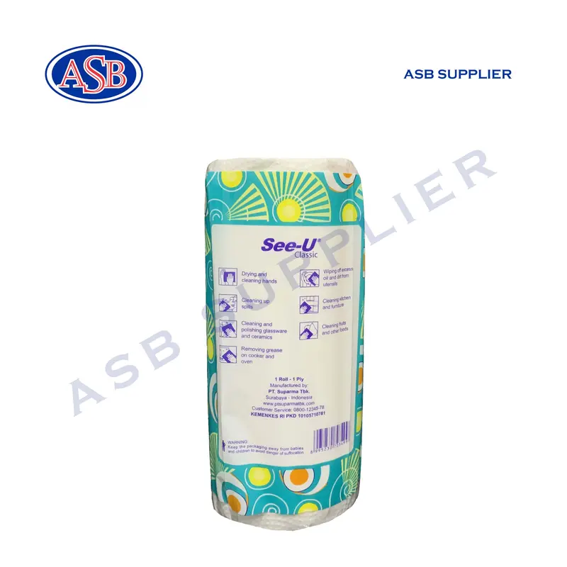 Tissue / Tisu SEE-U Classic Kitchen Towel Roll (135 Sheets) 1