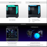 Gambar Phanteks Eclipse P360A Black - D-RGB GAMING CASE dari Lezz Computech Kota Administrasi Jakarta Utara 4 Tokopedia