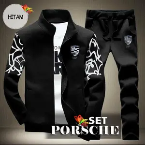 Manda Fashion - Setelan Jaket dan Celana Jogger 2IN1 Pria/Cowok Mobil