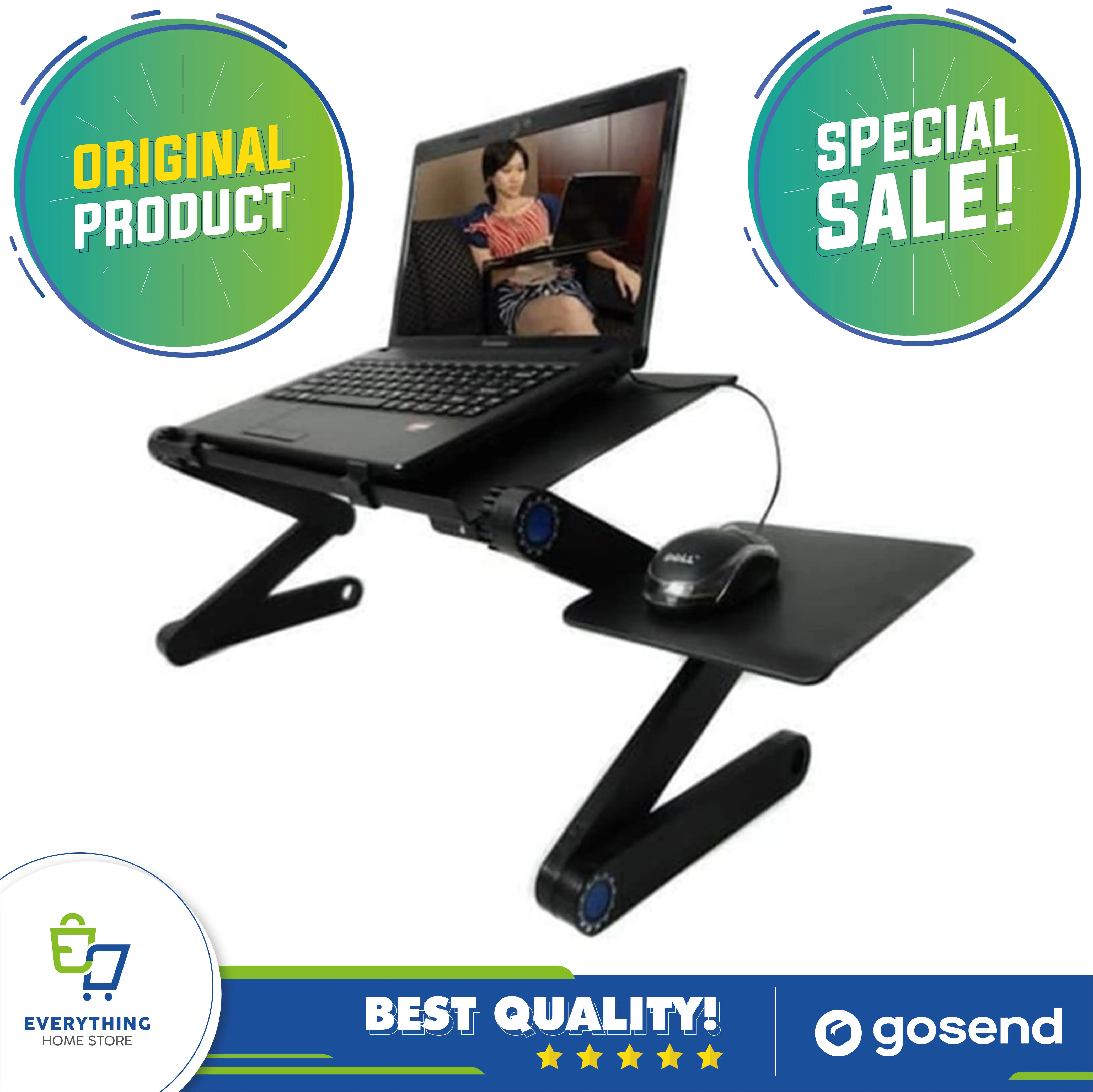 Meja Laptop Komputer Lipat Portable Desk Folding Table Computer Stand