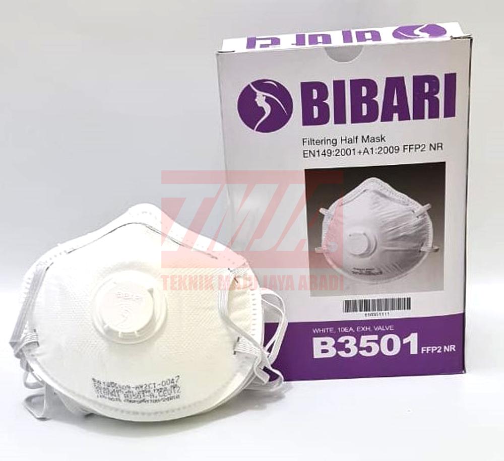 BIBARI Filtering Half Masker B3501 Made In Korea (10Pcs/Box)