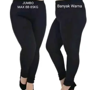 Celana Legging Panjang Wanita/Dalaman Gamis/Spandex Tebal Adem/Jumbo
