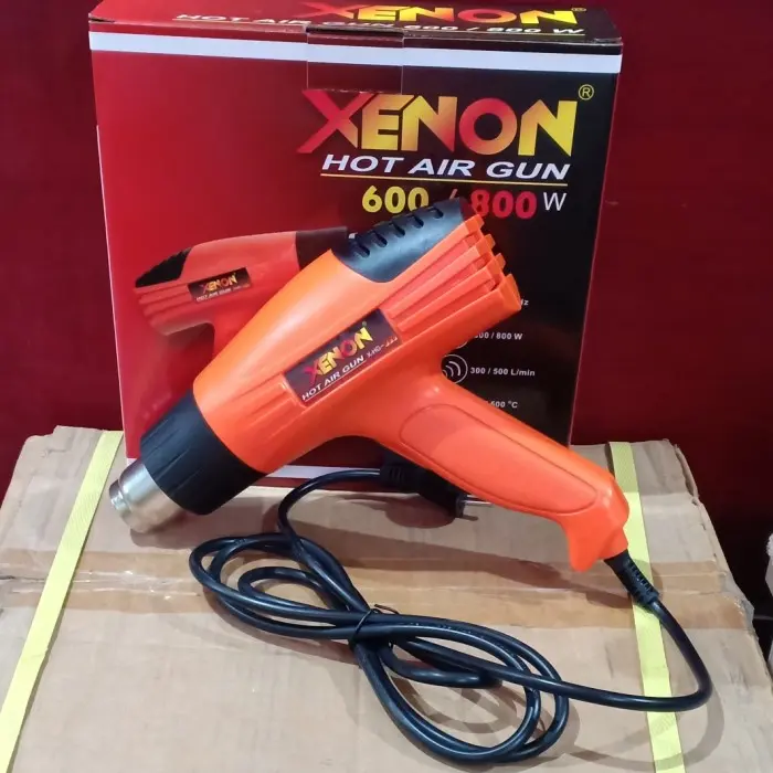hot gun 800w XENON XHG800 heat gun LOW WATT pemanas shrink sticker Resin dll