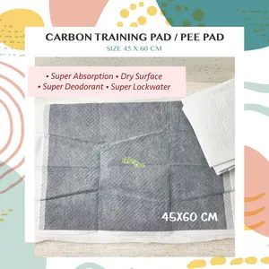 Carbon Training Pad / Pee Pad 45x60cm Perlak Pipis Hewan Anti Bau
