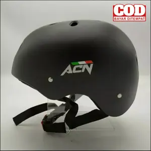 HELM HELMET SEPEDA BATOK WARNA DOFF ACN