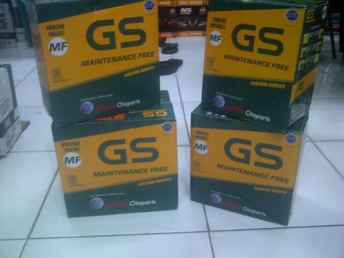 Gambar Aki Mobil GS MF NS60 45AH 12 V GSMF NS60 HARGA GOSEND -15001 dari Jasutra Motor Kab. Bekasi Tokopedia