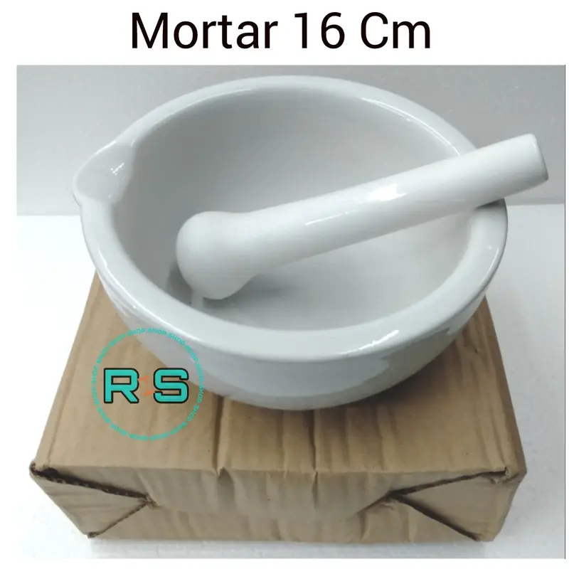 Mortar Penumbuk Penggerus Obat Ukuran 16 Cm 1